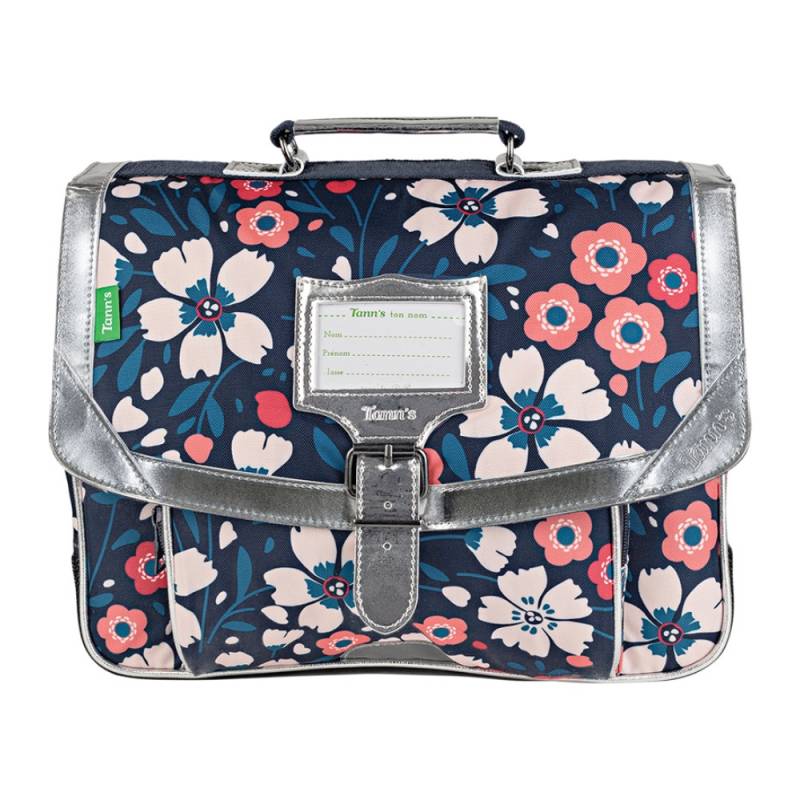 Cartable CP 35 cm Tann's Floriane imprimé fleurs 35262 couleur multicolore, vue de face