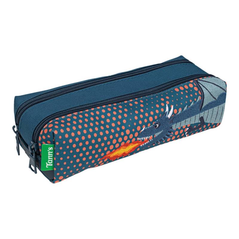 Trousse Double Tann's Les Fantaisies Lenny 12196 couleur bleu, vue de profil