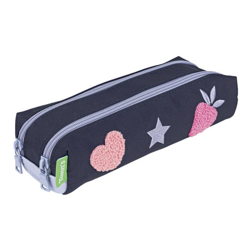 Trousse Double Tann's Les Fantaisies Juliette 12249 couleur bleu/violet, vue de profil