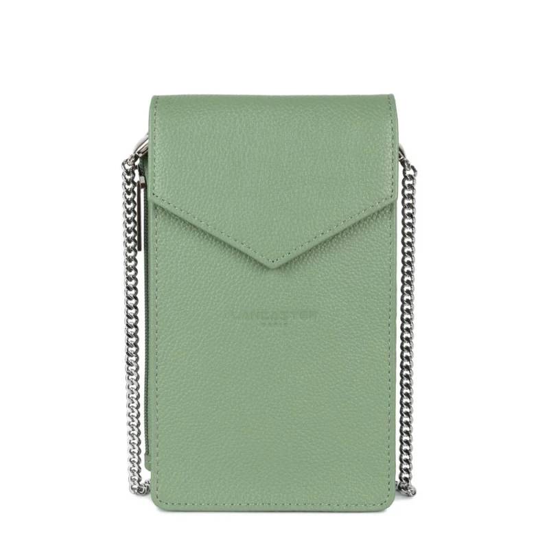 Pochette smartphone Lancaster Foulonné PM 170-27 Vert jade antic