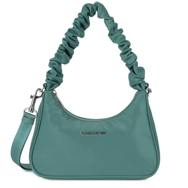 Sac baguette zippé Lancaster Basic Chouchou 510-68 Vert jade antic