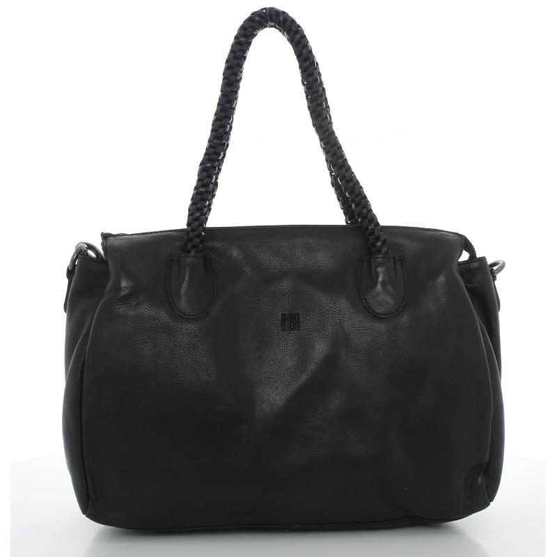 Sac bandoulière en cuir BIBA Frédéric FED4L couleur  NEGRO (Noir), vue de face