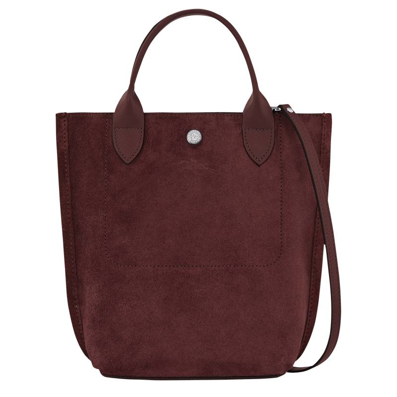 Sac porté main XS Cabas Longchamp Velours 10276HFO009 Rouge bordeaux