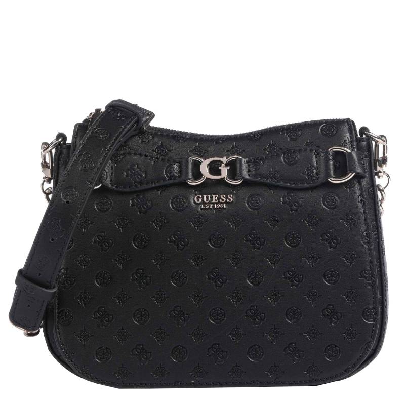 Sac bandoulière Guess Imprimé logo Arlena HWPG933604 BLO  couleur Noir, vue de face