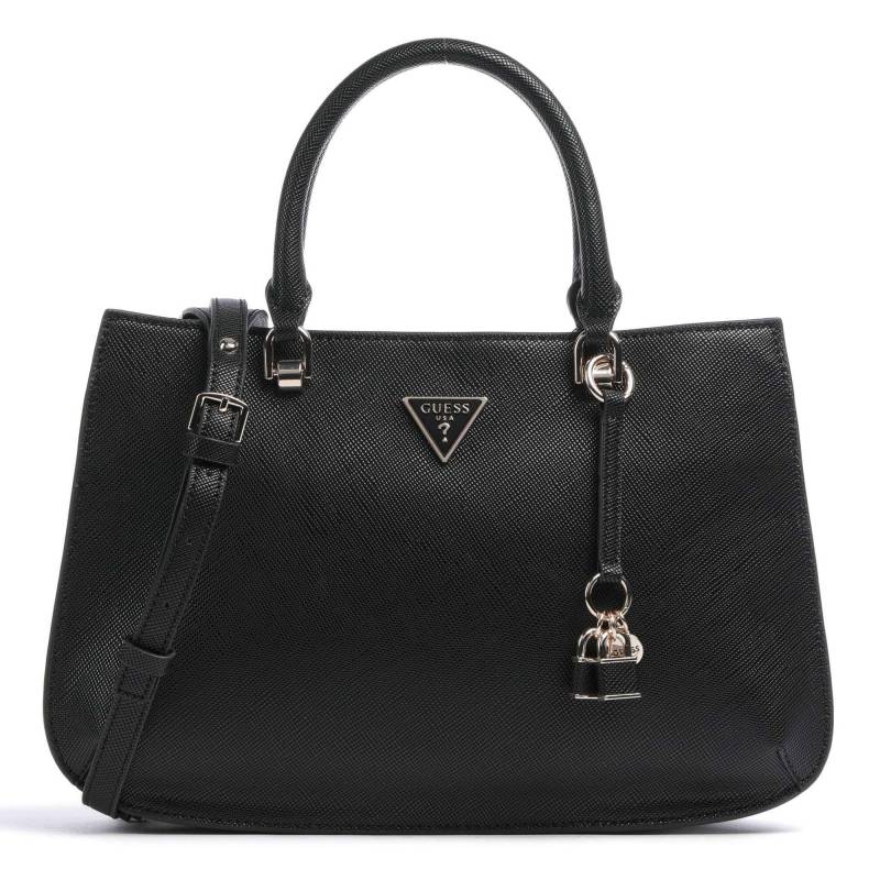 Sac à main Guess Zippé Ilia avec breloque HWVG8569060BLA couleur noir, vue de face