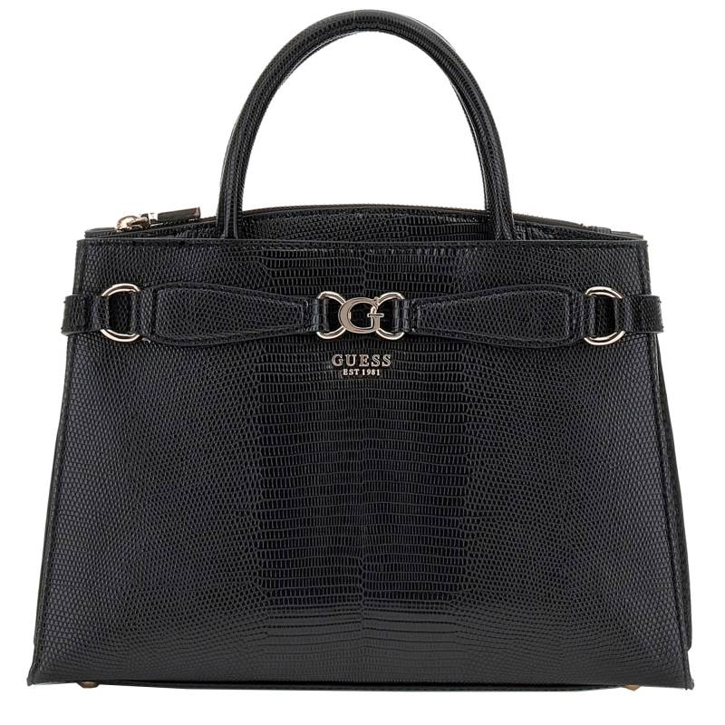 Sac à main Guess imprimé python Arlena HWKG933306 BLA couleur noir, vue de face