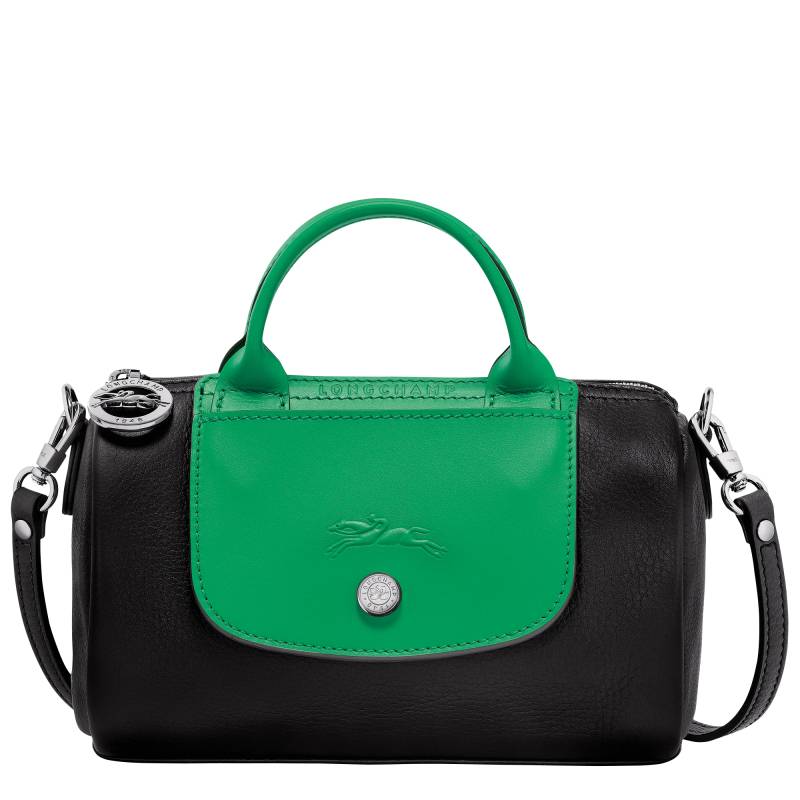 Sac bandoulière longchamp XS Le Pliage Xtra 10255HFJ 129 couleur vert, vue de face