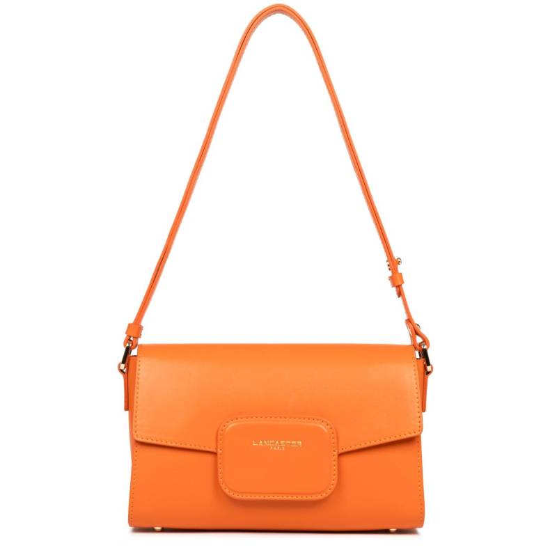 Sac trotteur Lancaster rabat aimanté Paris PAD 480-054 ORANGE couleur Orange, vue de face