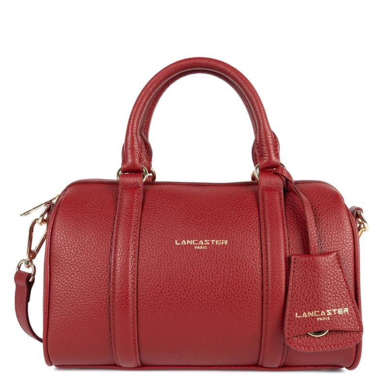 Sac polochon Zippé Lancaster Milano Ana 547-102-CARMI, couleur carmin, vue de face