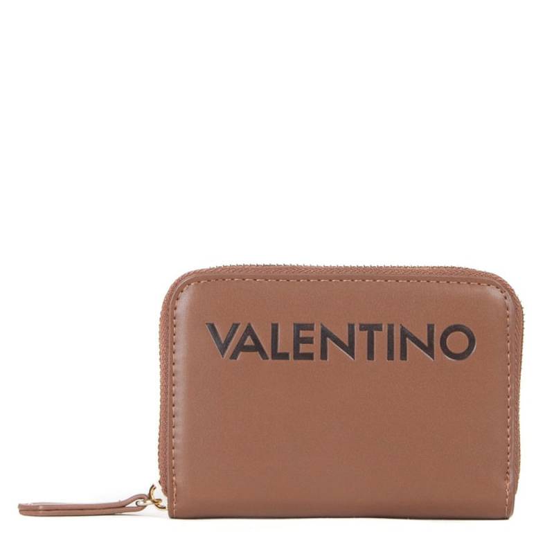 Portefeuille Valentino bags  en nappa Tonga King VPS8AJ137 066 couleur brun, vue de face