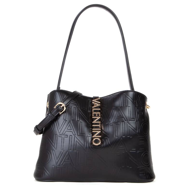 Sac porté épaule Valentino bags Lio Re VBS8AD07 001 couleur noir, vue de face