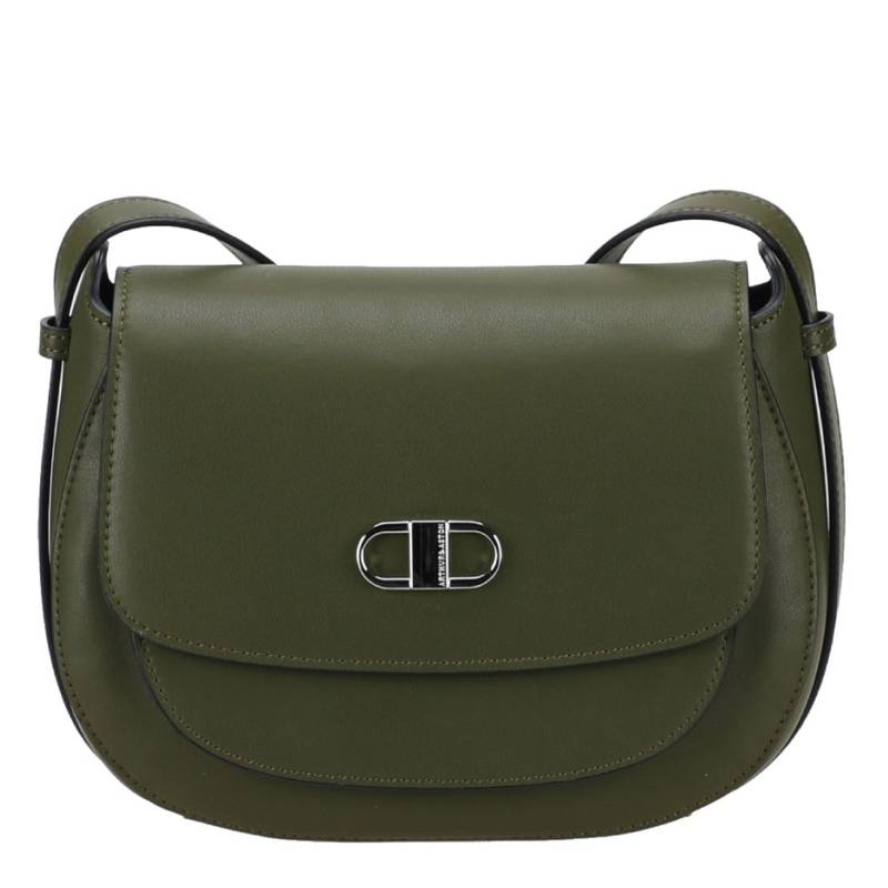 Sac bandoulière Arthur & Aston jeanne A160E-10 G couleur vert, vue de face