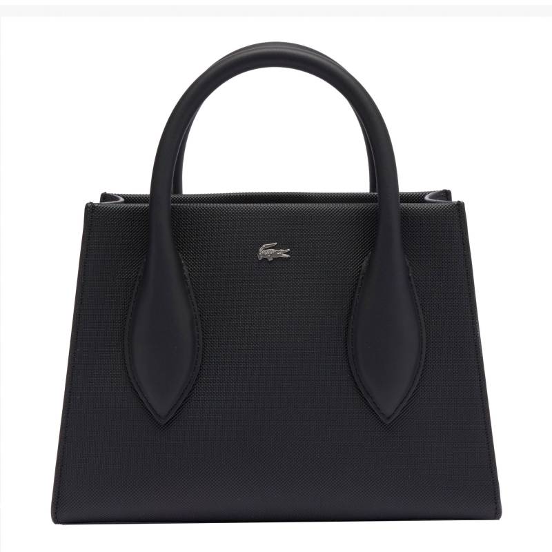 Sac porté main Lacoste Daily City NF4761DZ 000, couleur noir, vue de face