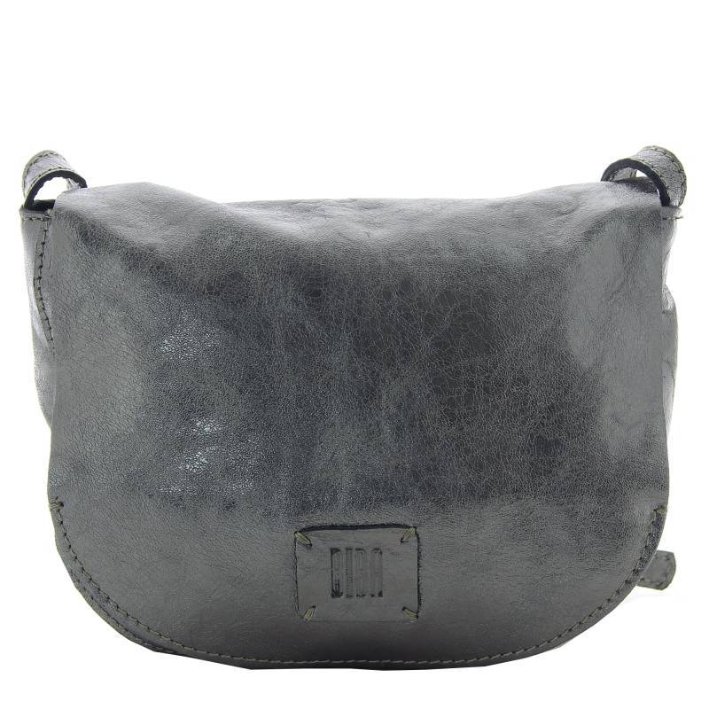 Sac bandoulière en cuir Biba Chester Smog CMO7L ATTRACITE couleur Gris, face