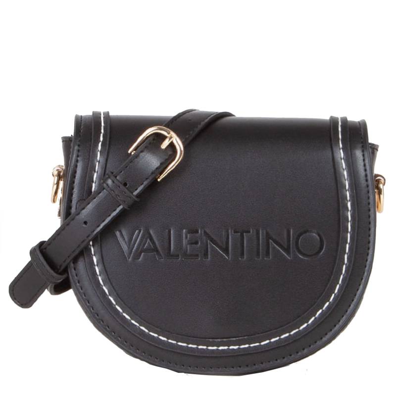 Sac porté bandoulière à rabat Valentino Bags TONGA RE VBS8AJ09 001, couleur noir, vue de face