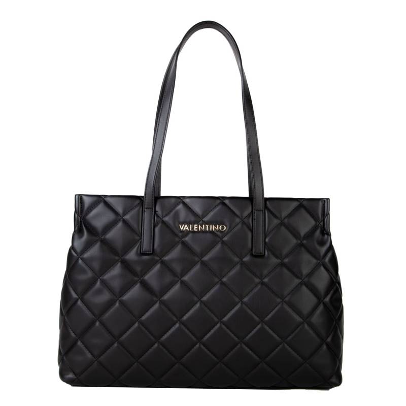 Sac cabas matelassé Valentino Bags Ocarina VBS3KK10R 001, couleur noir, vue de face