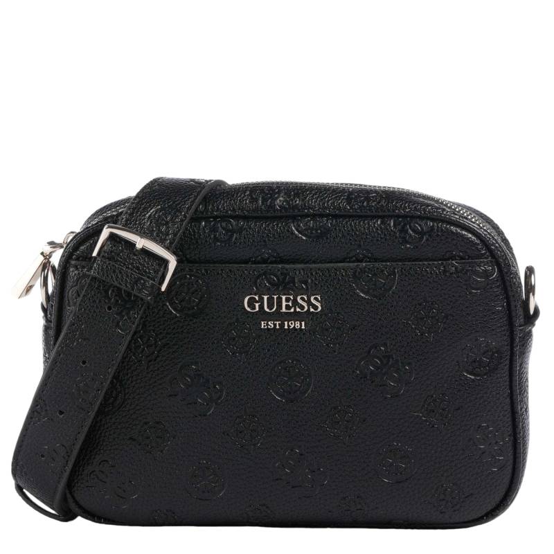 Sac bandoulière logo 4 G Guess  Vikky HWPG9318140 BLO couleur noir, vue de face