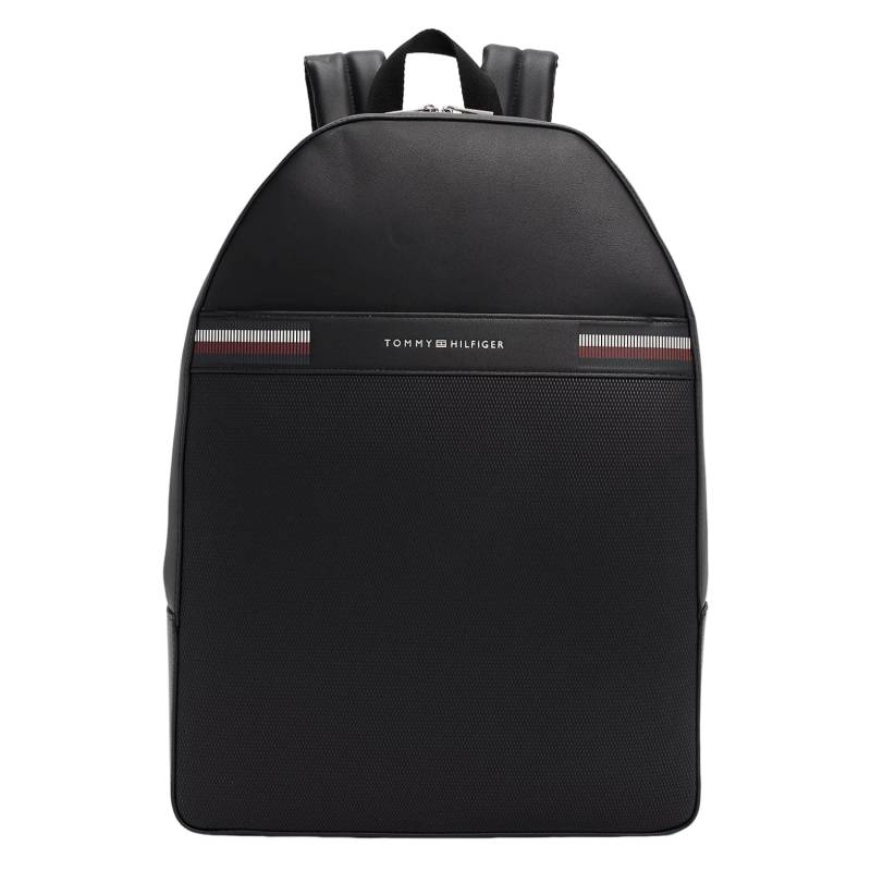 Sac à dos Tommy Hilfiger porte-ordinateur Corporate AM0AM12725 BDS couleur noir, vue de face