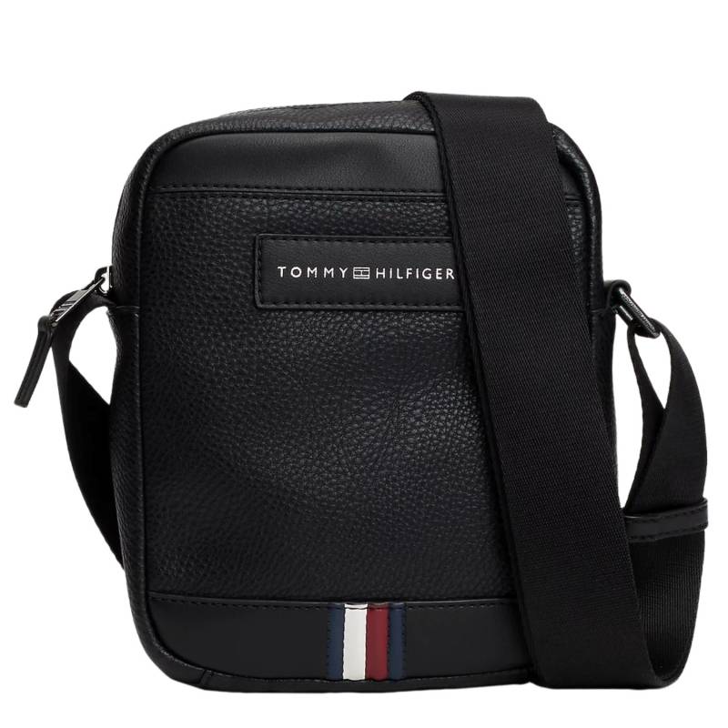 Sac reporter Tommy Hilfiger bandoulière Th Business  AM0AM12711 BDS couleur noir, vue de face