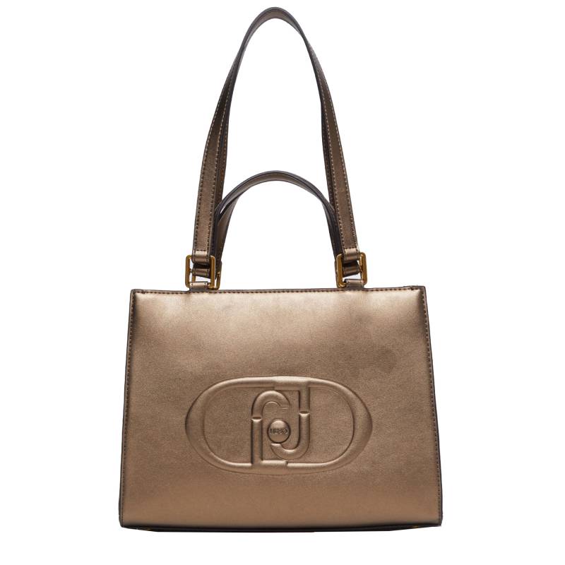 Sac shopping porté main/épaule Liu Jo Better AF4246E0332 04000 couleur bronze, vue de face