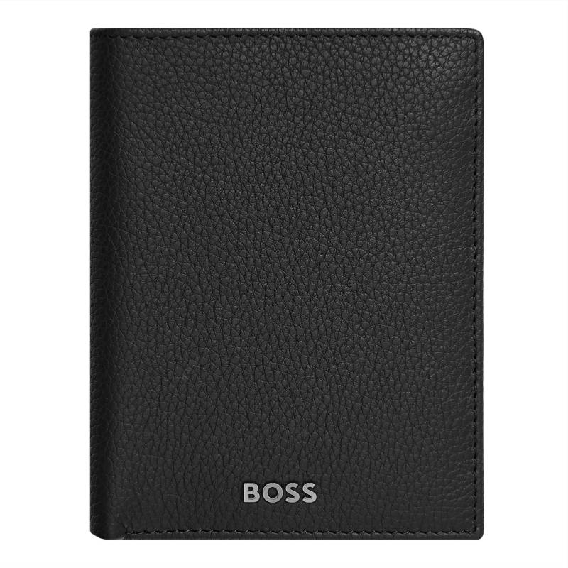 Porte-cartes Flap Hugo Boss Classic Grained cuir grainé HLG416A Noir