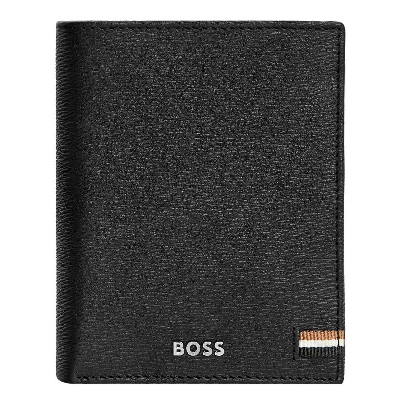 Porte-cartes Hugo Boss Flap Iconic avec porte-monnaie HLG421A Noir