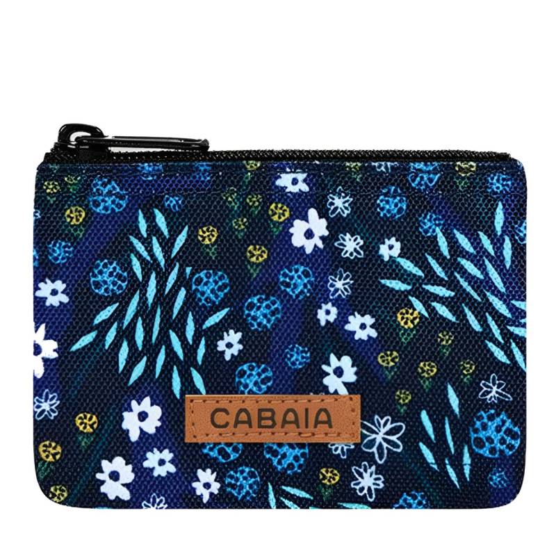 Petite pochette Cabaïa pour sac bandoulière Nano Minorca (bleu avec fleurs)