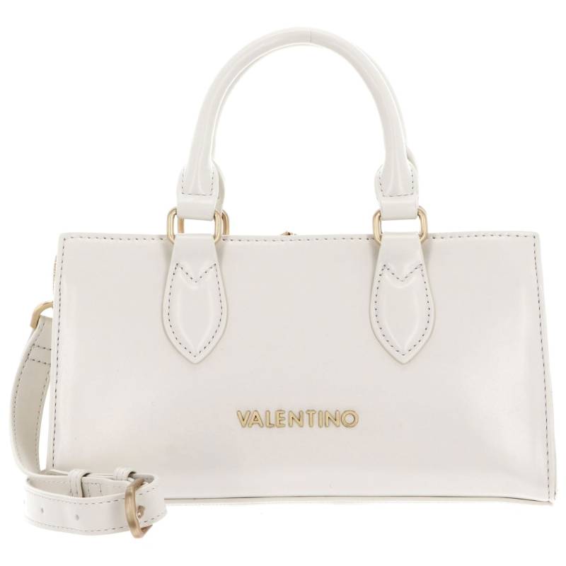 Sac porté main avec logo Valentino Bag VBS8FS23 991couleur écru, vue de face