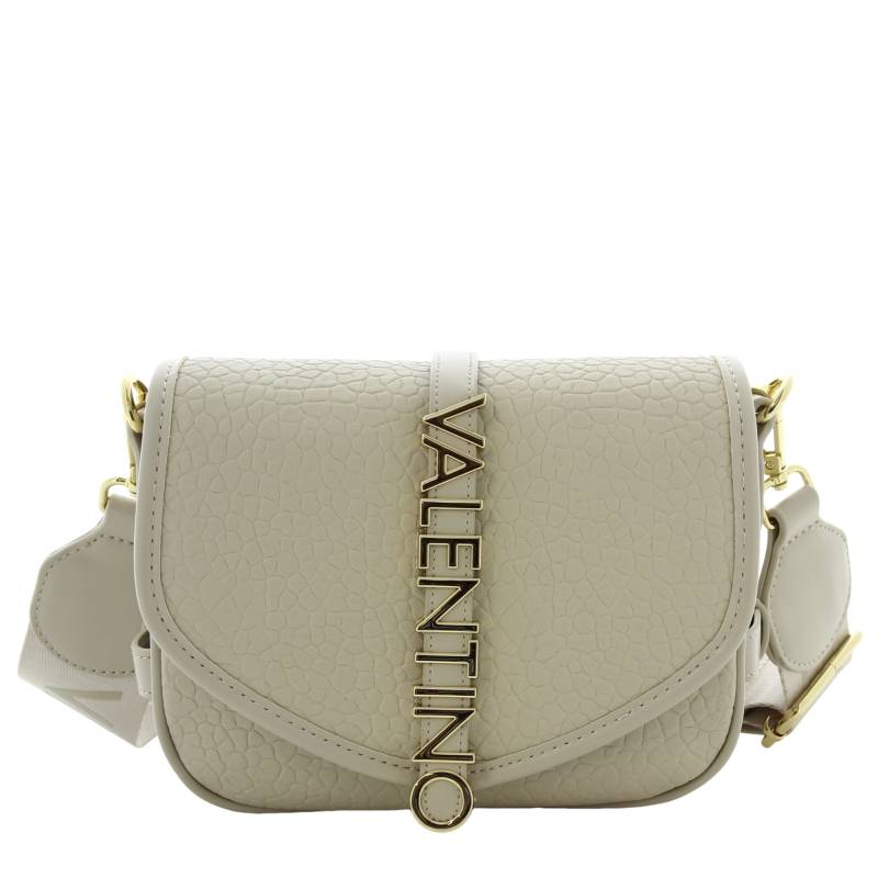 Sac porté bandoulière Valentino Bags rabat VBS8G410 991 couleur beige, vue de face