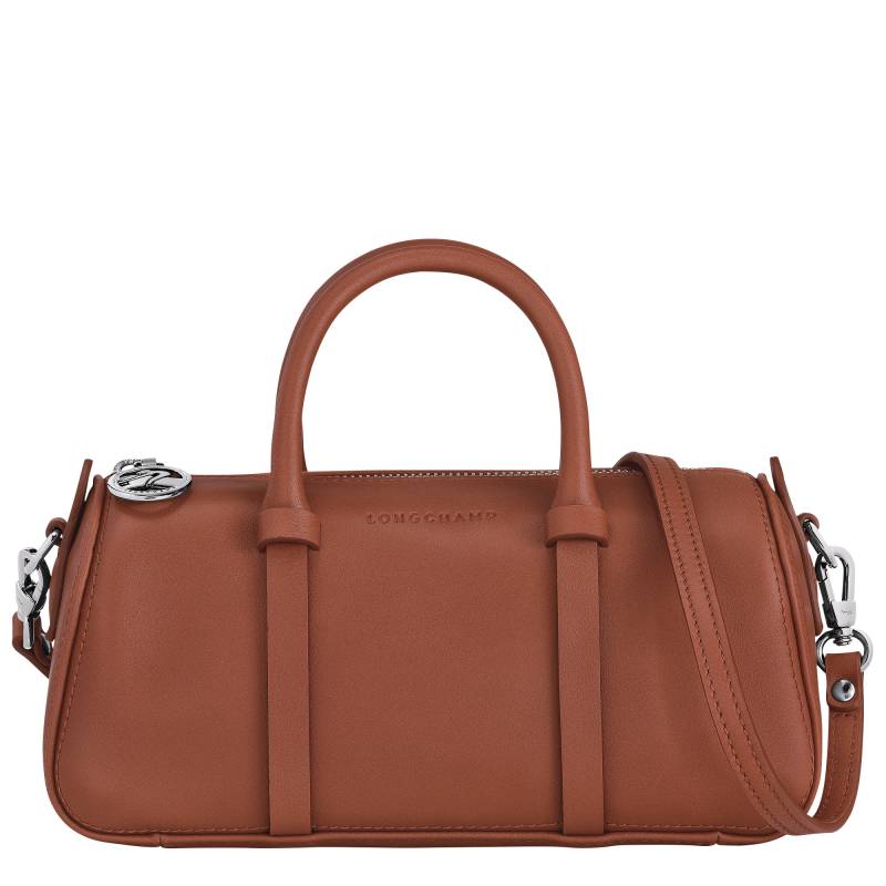 Petit sac porté main S Longchamp Daylong cuir 10270HFK504 Cognac (Marron)