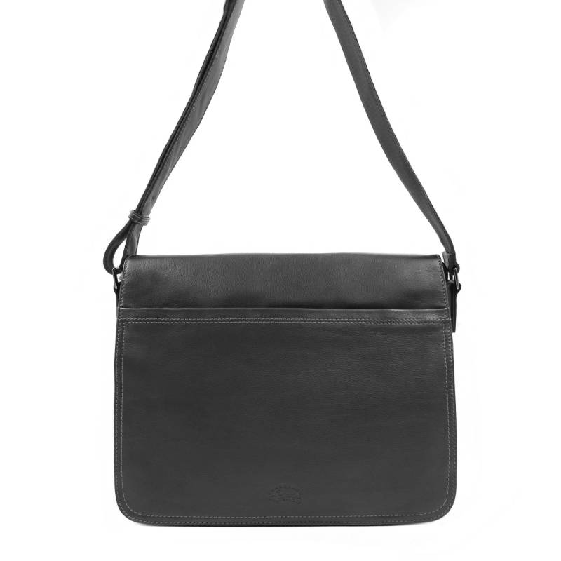 Sac gibecière Francinel Lawton en cuir souple 653007 Noir