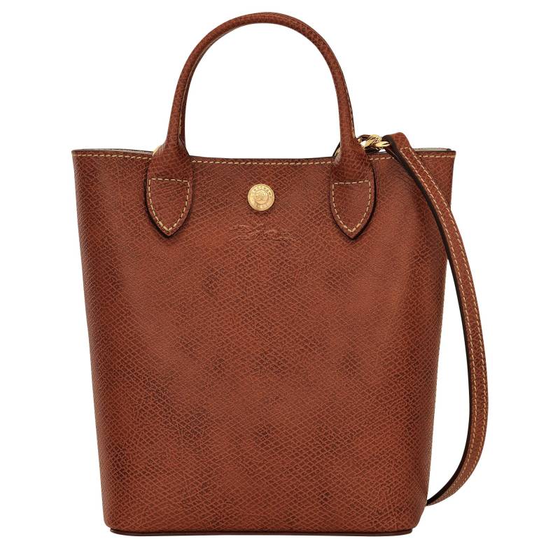 Sac porté main Longchamp XS Epure 10269HYZ 035 couleur brun, vue de face