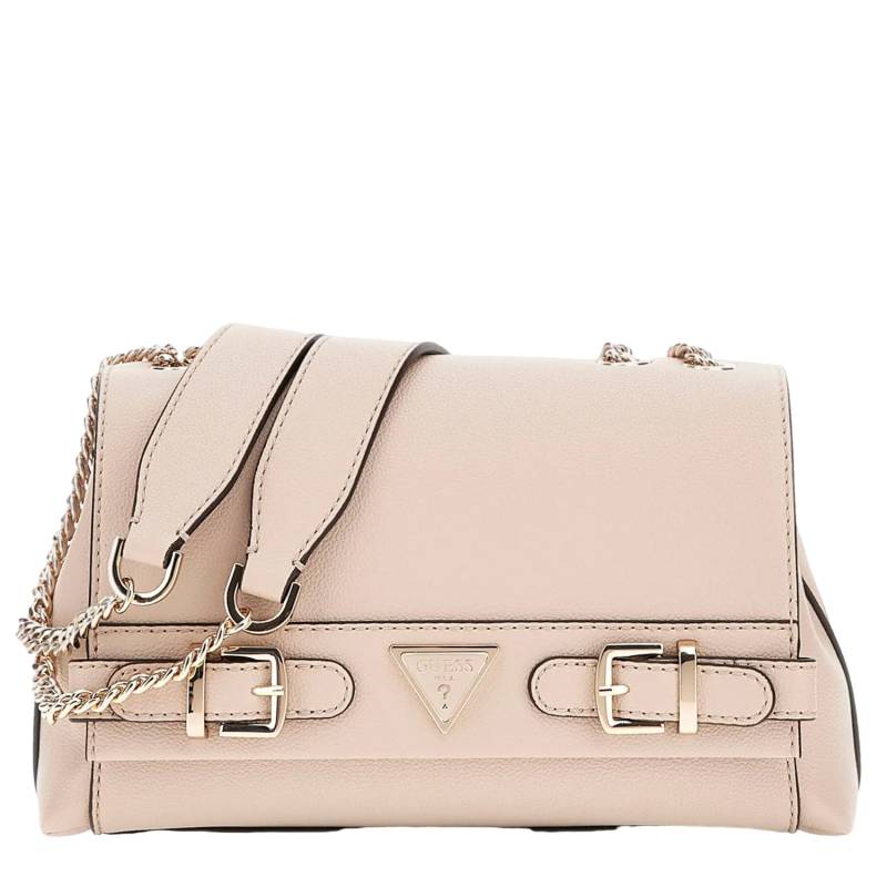 Sac à bandoulière Guess Eco Ali avec rabat HWEBG951121-ALM (Almond / Amande beige rose pâle)