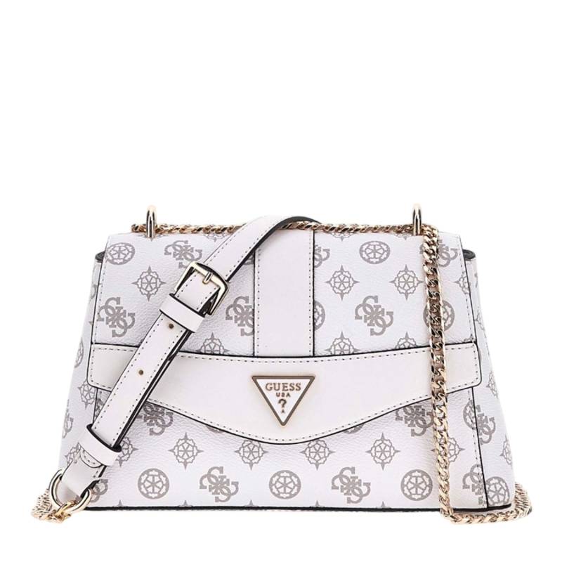 Sac bandoulière Guess avec logo Dorys HWPG952121 WLO, couleur blanc , vue de face