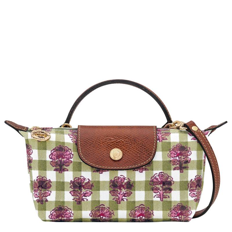 Pochette XS de la collection Le Pliage  34205HGG M04 couleur Artichaut vue de face