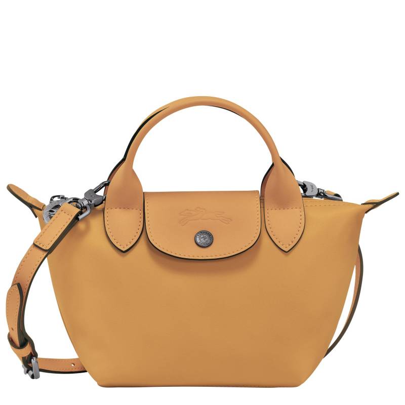 Petit sac à main Longchamp Le Pliage Xtra XS L1500987 ll7 couleur Miel, vue de face