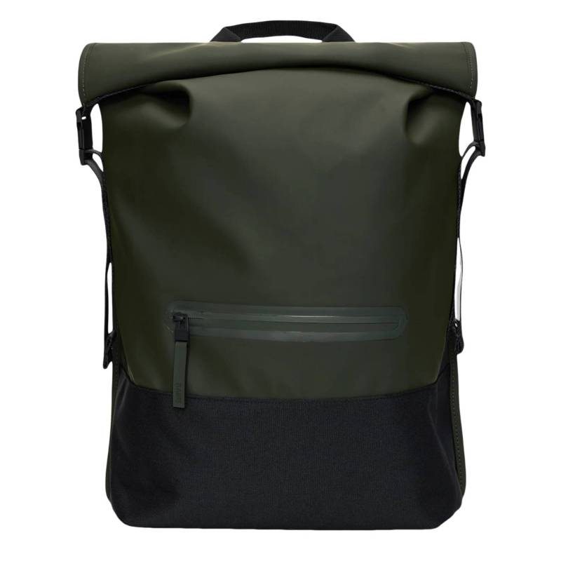 Sac à dos Rains Trail Rolltop 14320 03 couleur vert  vue de face