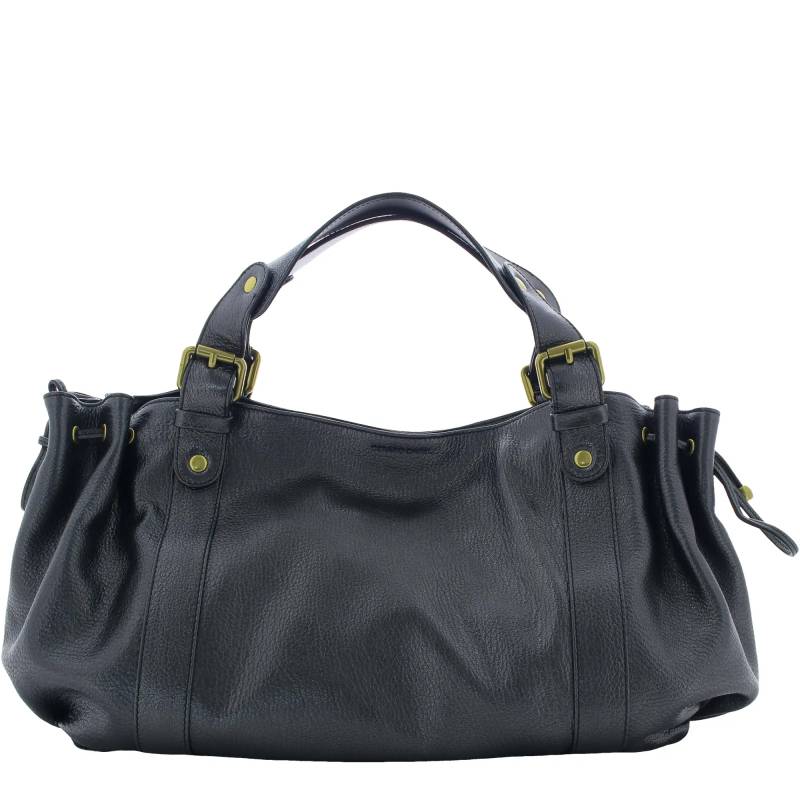 Sac à main 24H Gerard Darel en cuir métallisé  DAS01Y4469410 asphalte