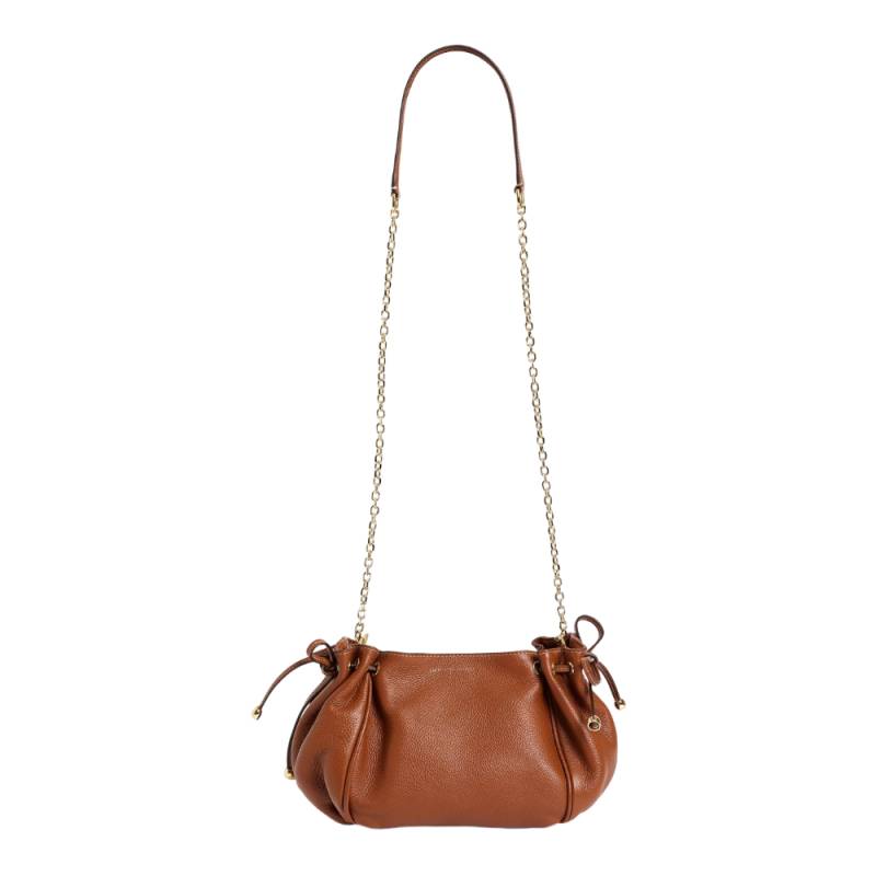 Sacs bandoulière Gerard Darel Le Mini 24Heffet grainé S07A4241502, couleur Tan, vue de face