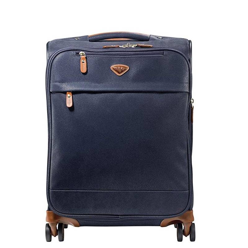 Valise cabine 55cm extensible Jump New Uppsala 4450NU Bleu marine face