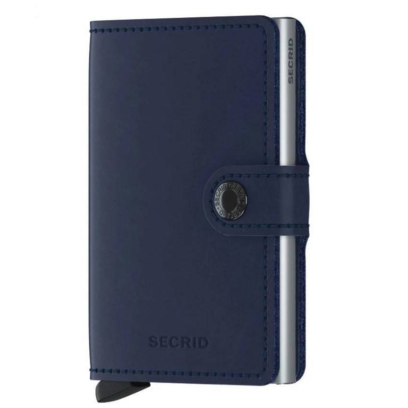 Porte-cartes Miniwallet Original Secrid MO Navy / Argent