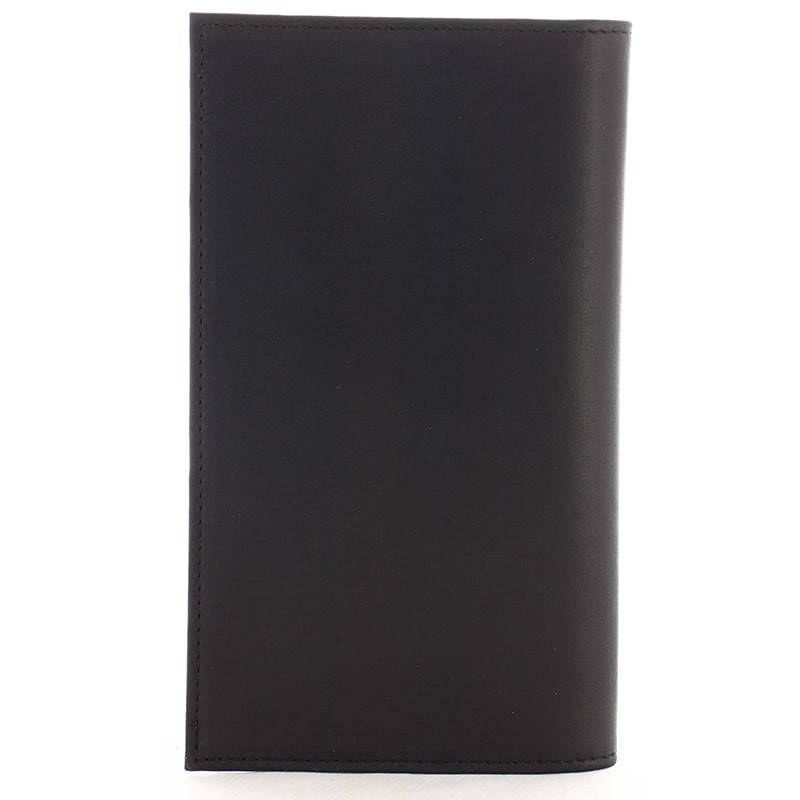 Porte chéquier Frandi 5419 couleur noir vue de dos.