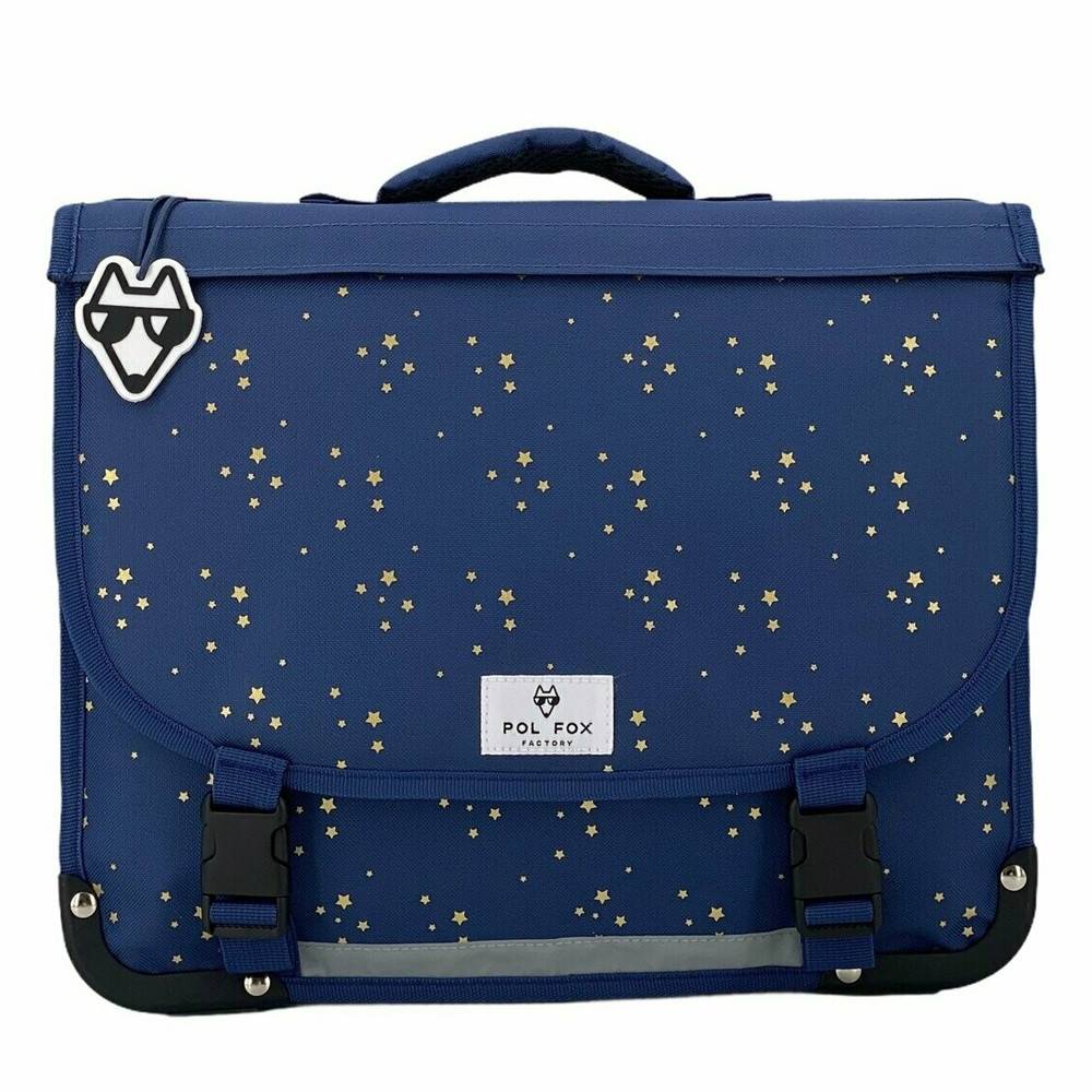 Cartable Reversible 38cm Pol Fox Star Blue Etoile CP CE1 CE2