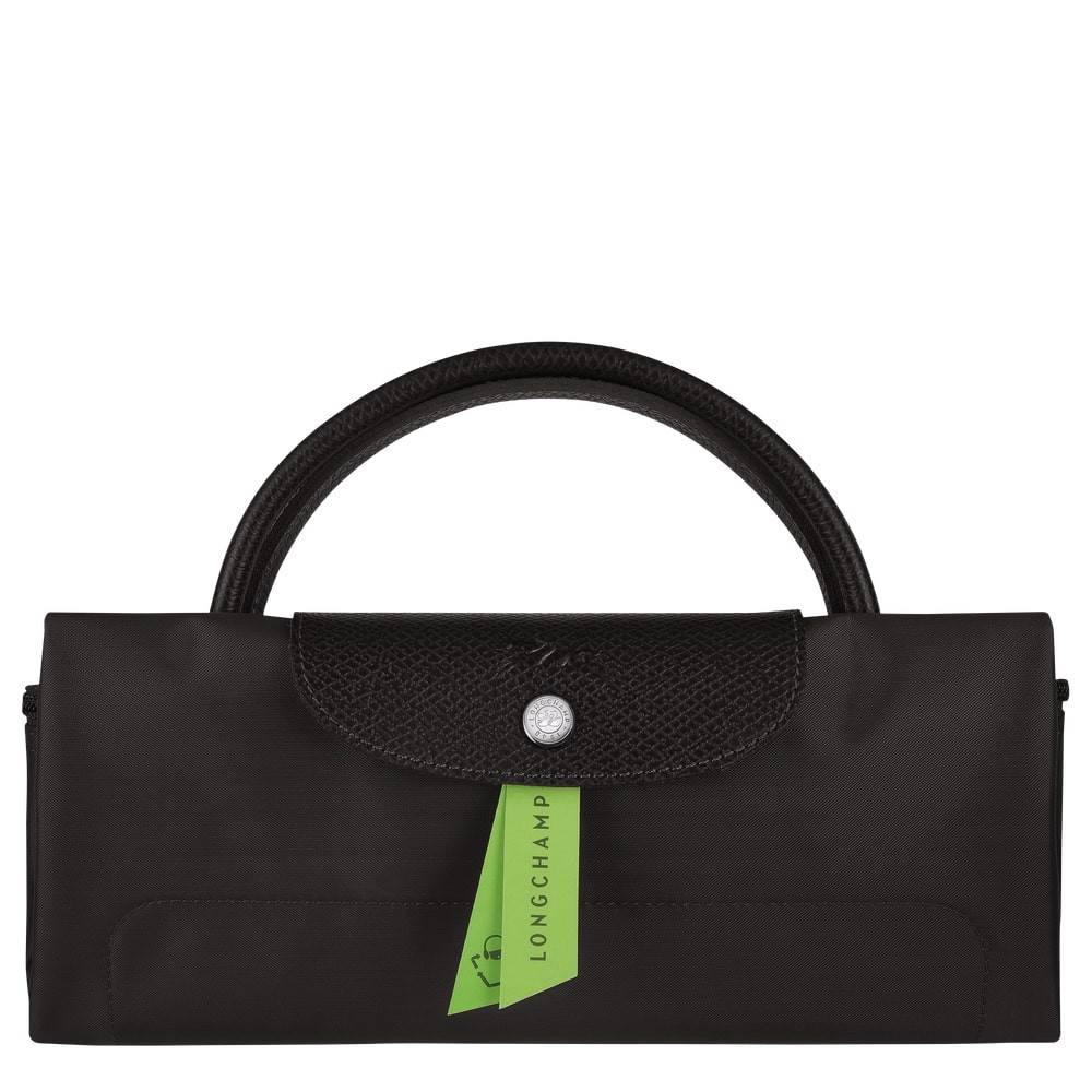 Sac de voyage L Longchamp Le Pliage Green L1624919001 Noir vue sur le sac replié avec étiquette