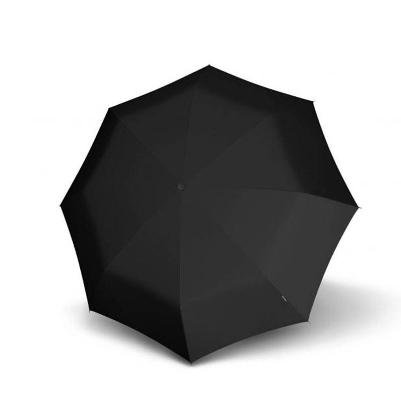 Parapluie homme Knirps canne long uni noir automatique10 branches - Poignée  bois érable - Qualité Allemande - Investissement durable