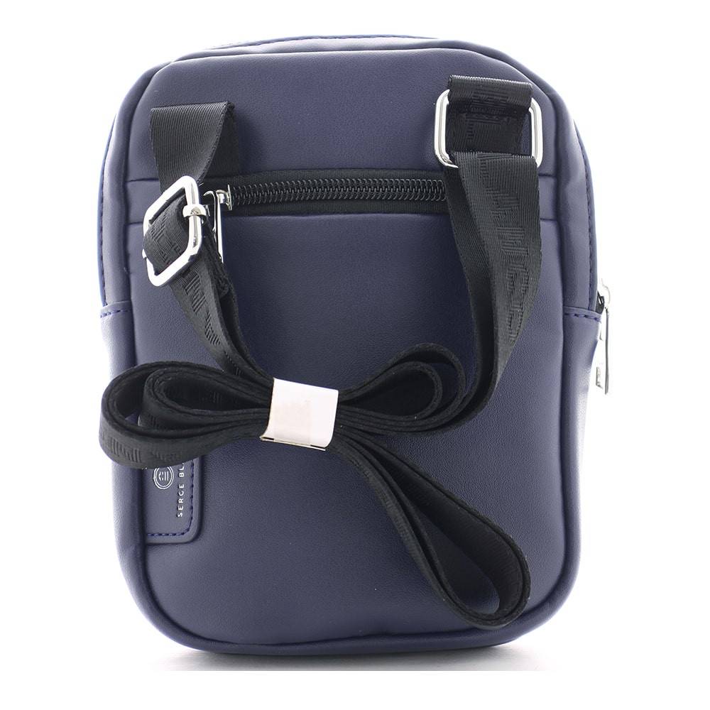 Mini sac bandoulière Serge Blanco San Jose SJO13010 599 couleur bleu marine vue de dos