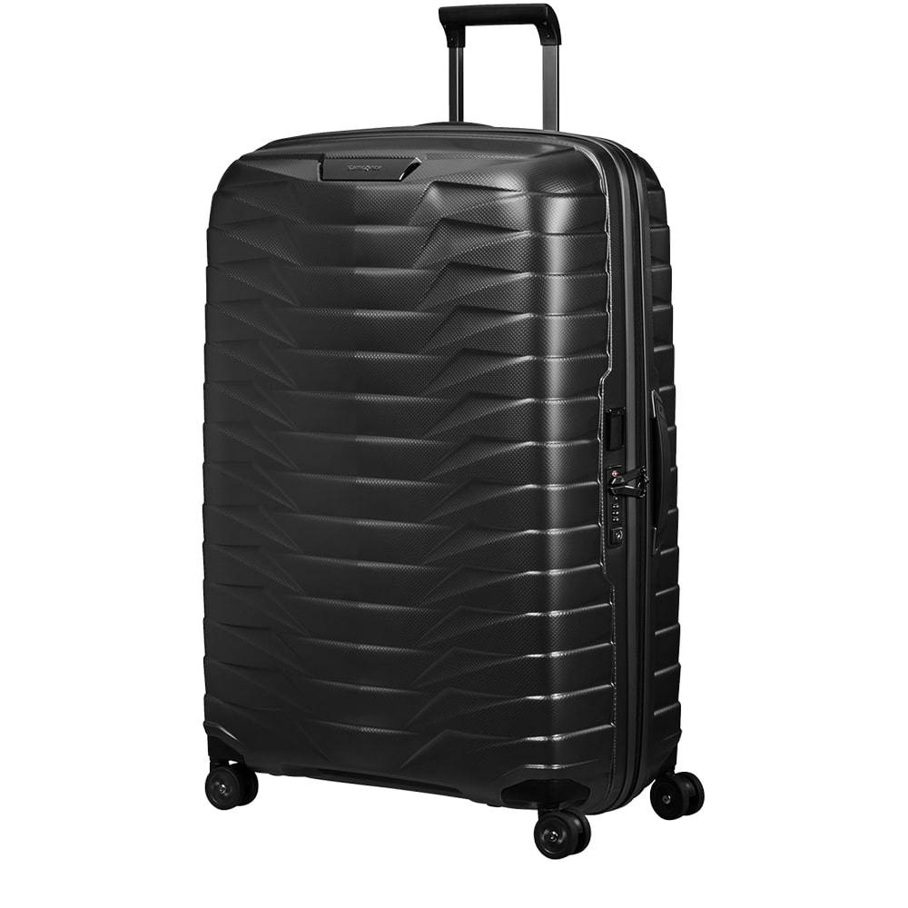 Valise 4 roues Samsonite Proxis 81cm 126043-4804 couleur Matt Graphite vue de profil