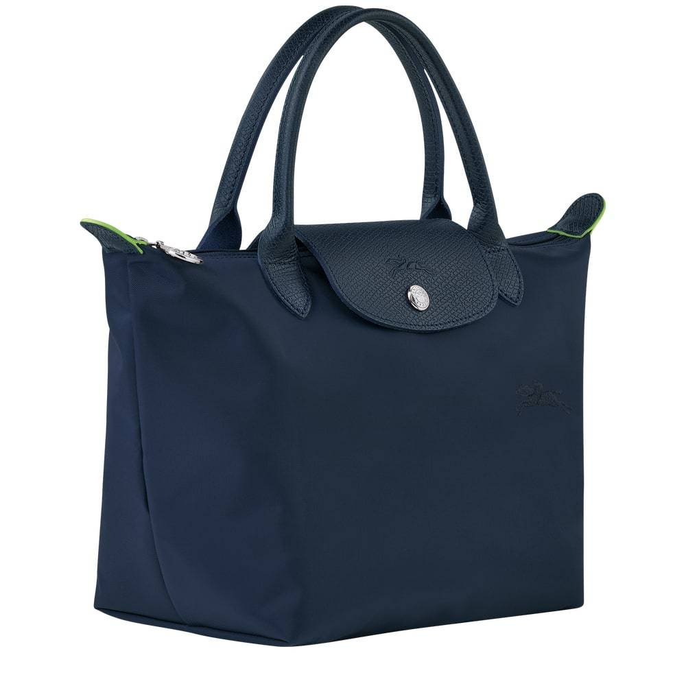 Petit sac à main S Longchamp Le Pliage Green L16219194P68 Marine vue de profil