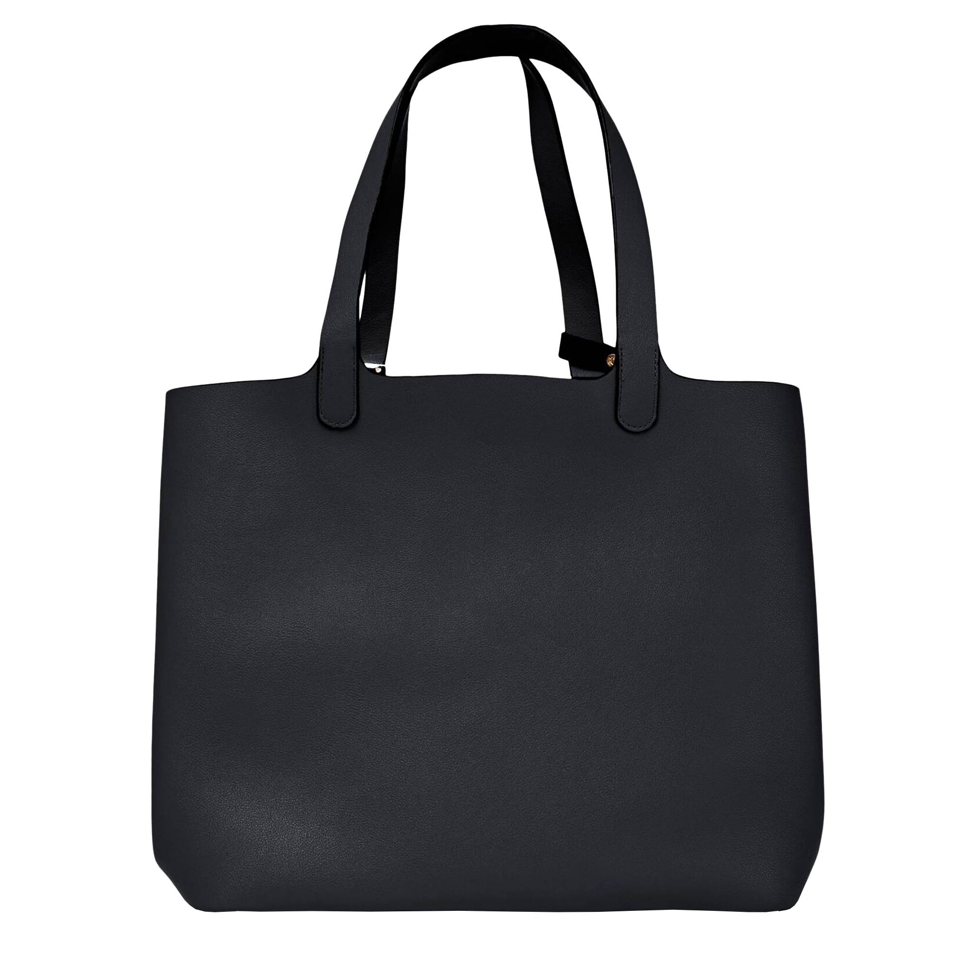 Grand sac shopping Pieces avec pochette Classique 17082685 BLA couleur noir