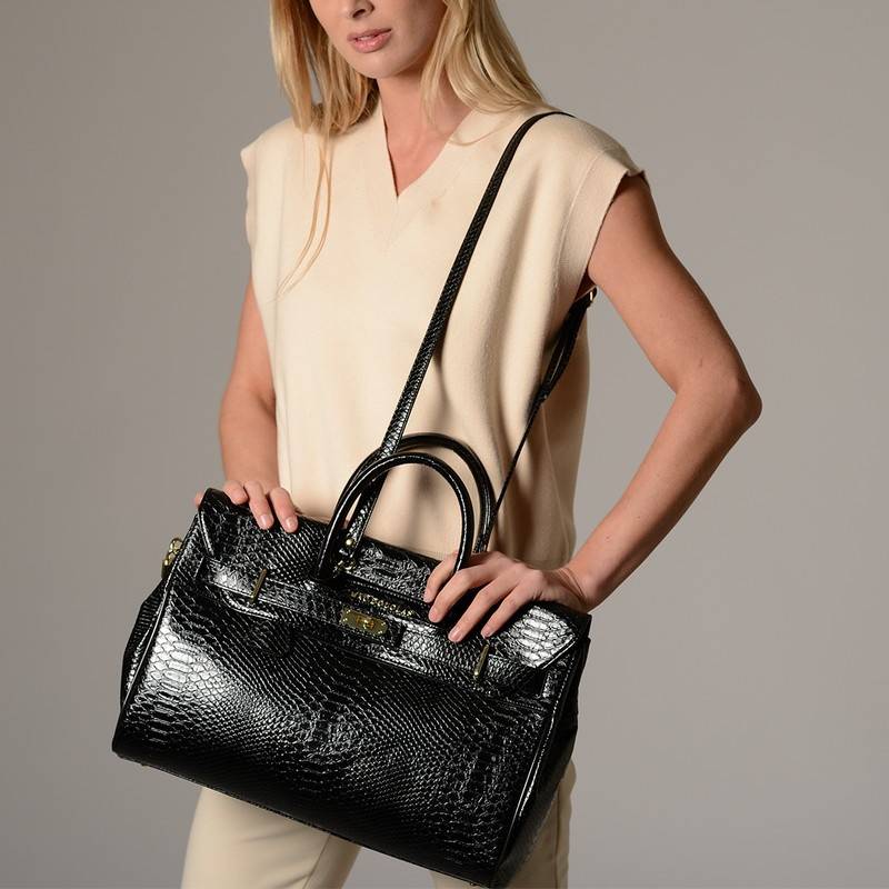 Grand sac a main Mac Douglas Pyla Bryan S effet python